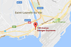 Plan d'Accès Repro 3000 Centre de Reprographie et Impression Numérique Saint Laurent du Var
